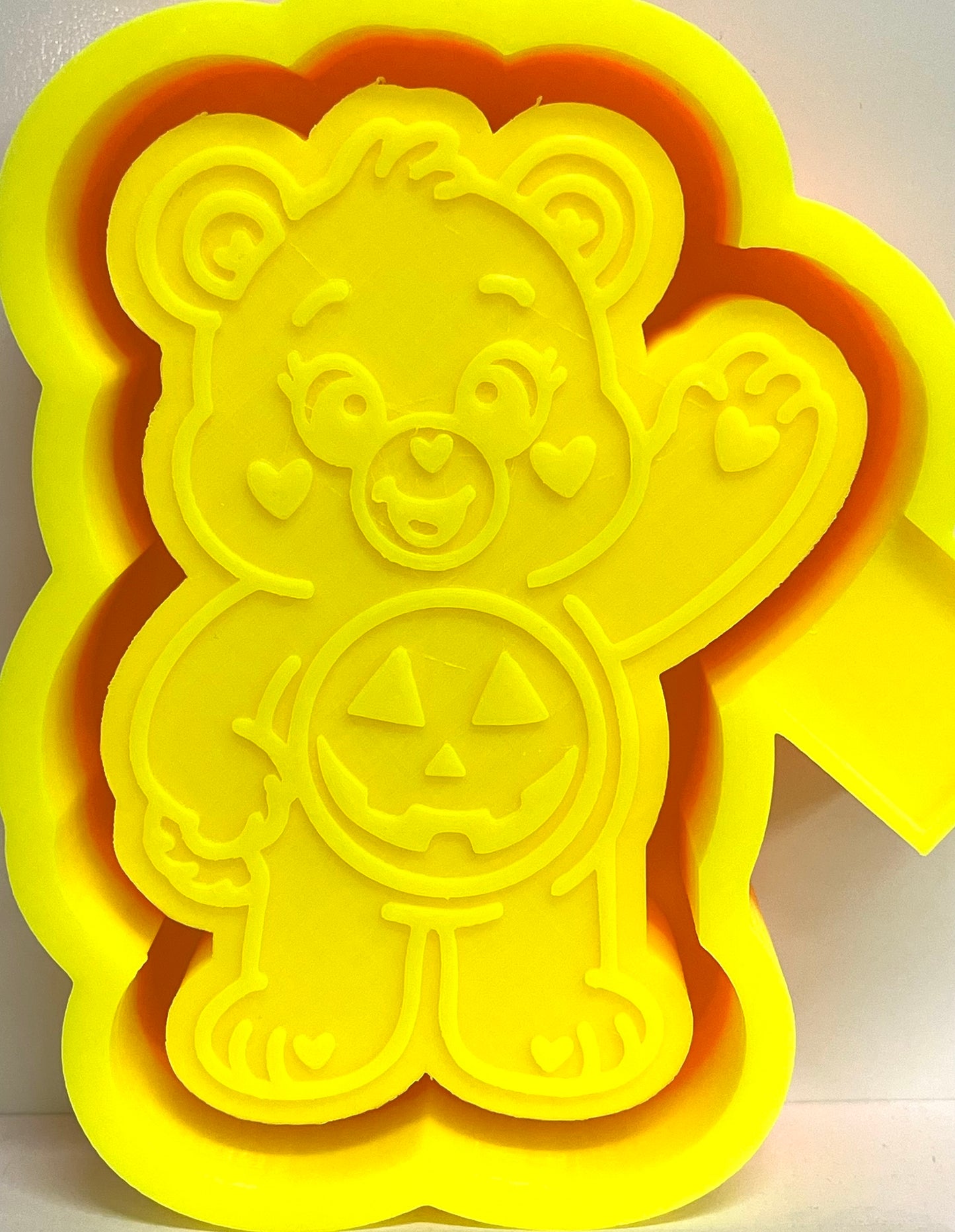 Bear with Jack O’ Lantern Belly Mold