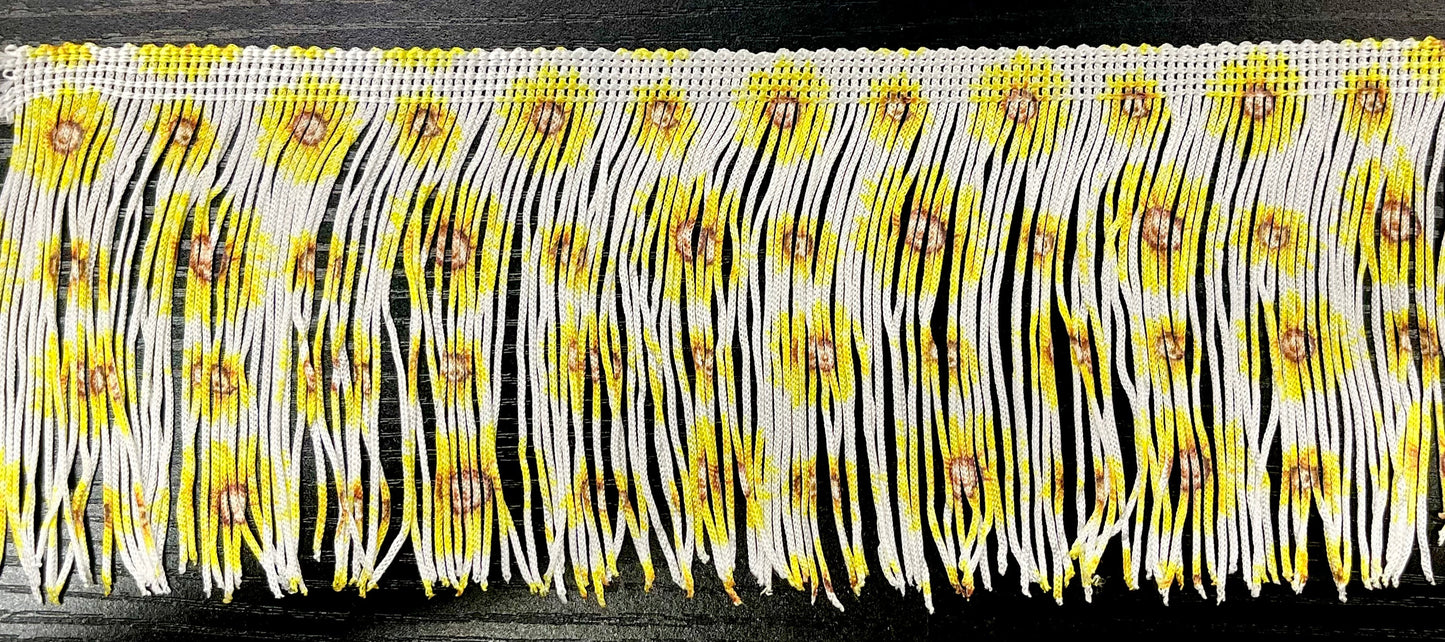 4” Fringe with Printed Designs