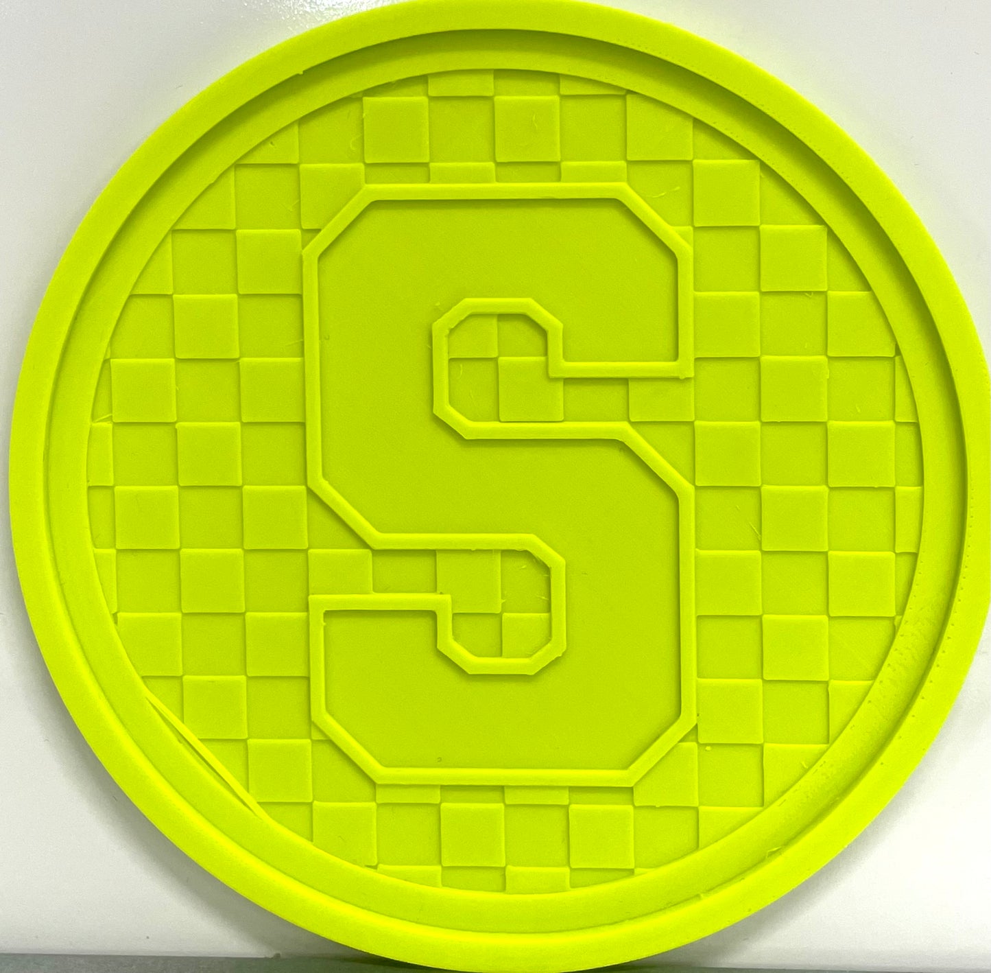 Checkered Alphabet Letters - Base & Insert Mold