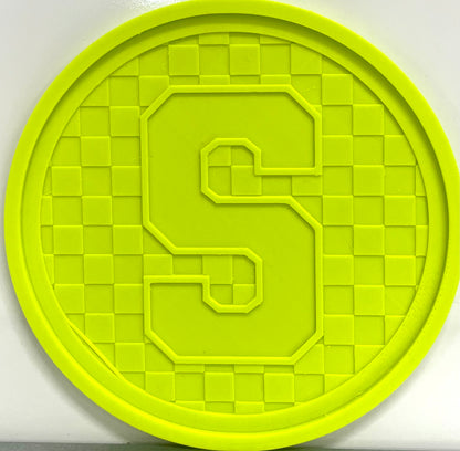 Checkered Alphabet Letters - Base & Insert Mold