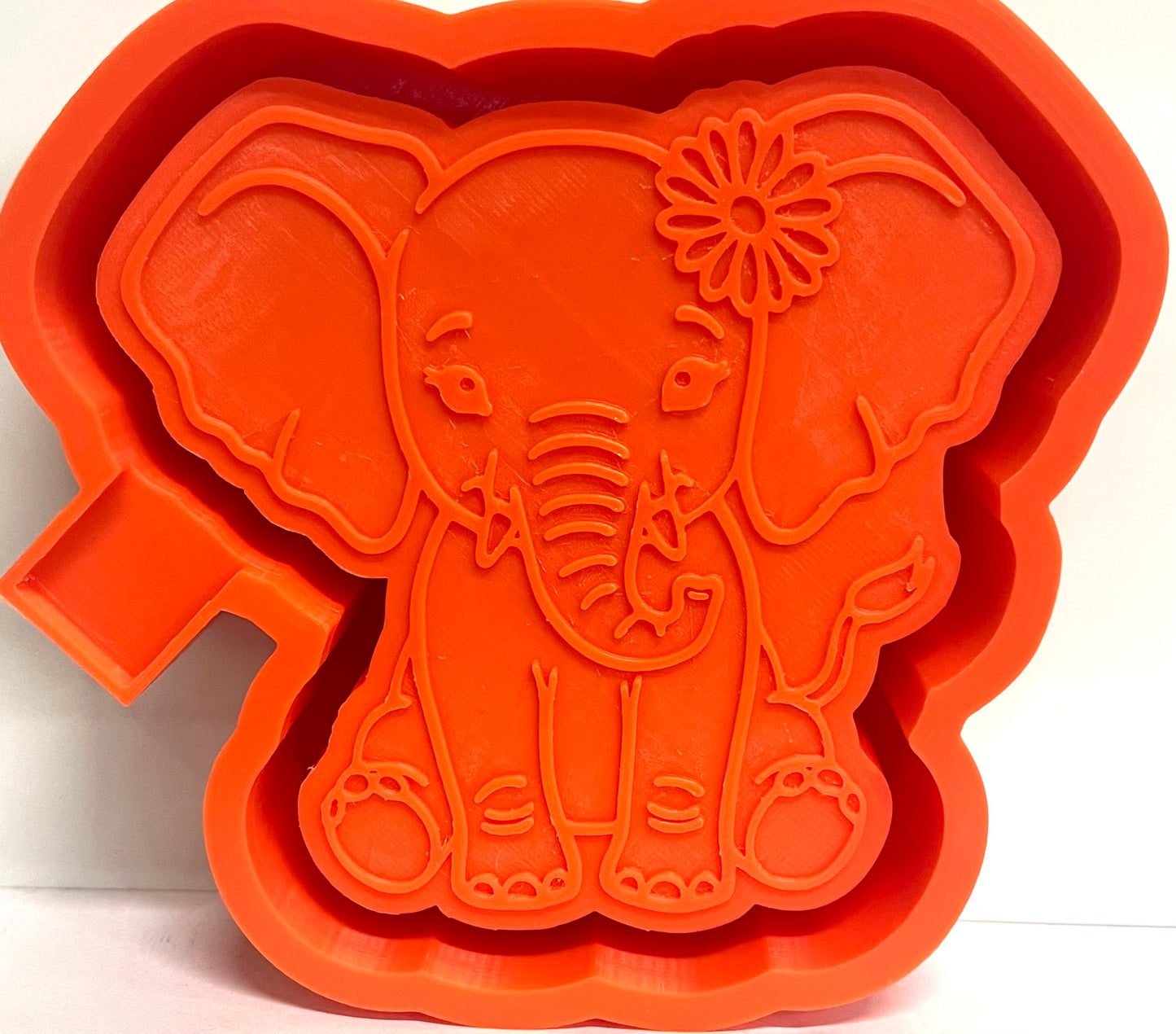 Elephant with Flower Mold