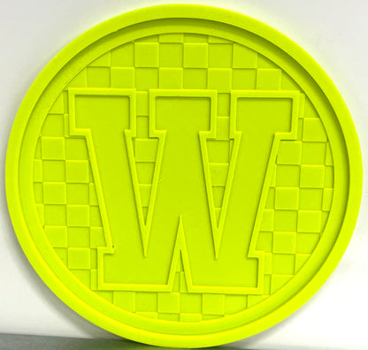 Checkered Alphabet Letters - Base & Insert Mold