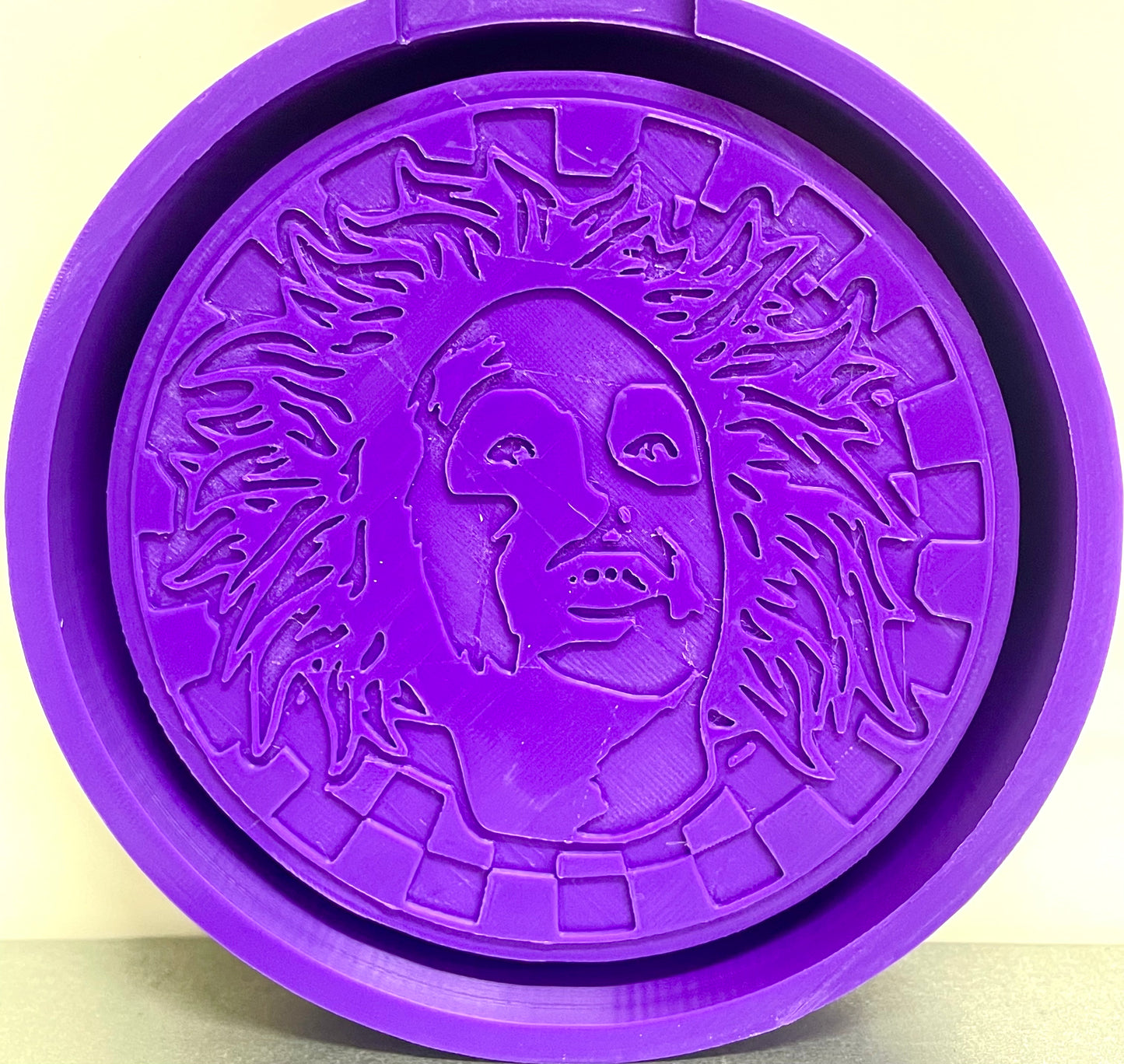 Checkered Circle Beetle Guy Halloween Mold