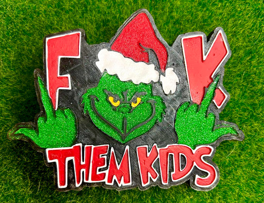 Green Christmas Guy Fuck Them Kids Mold