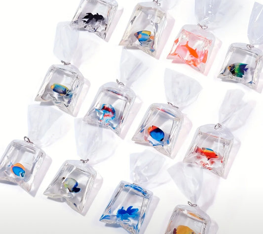 Miniture Goldfish Charms - 8ct
