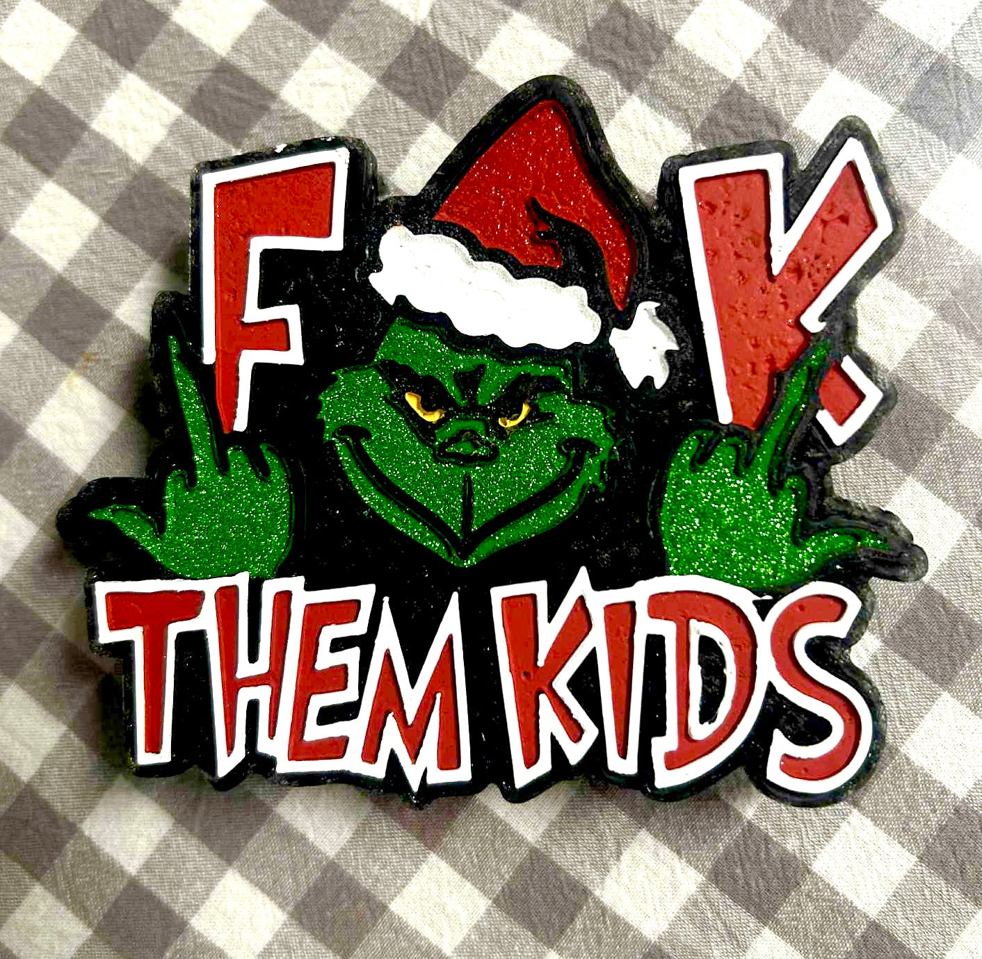 Green Christmas Guy Fuck Them Kids Mold