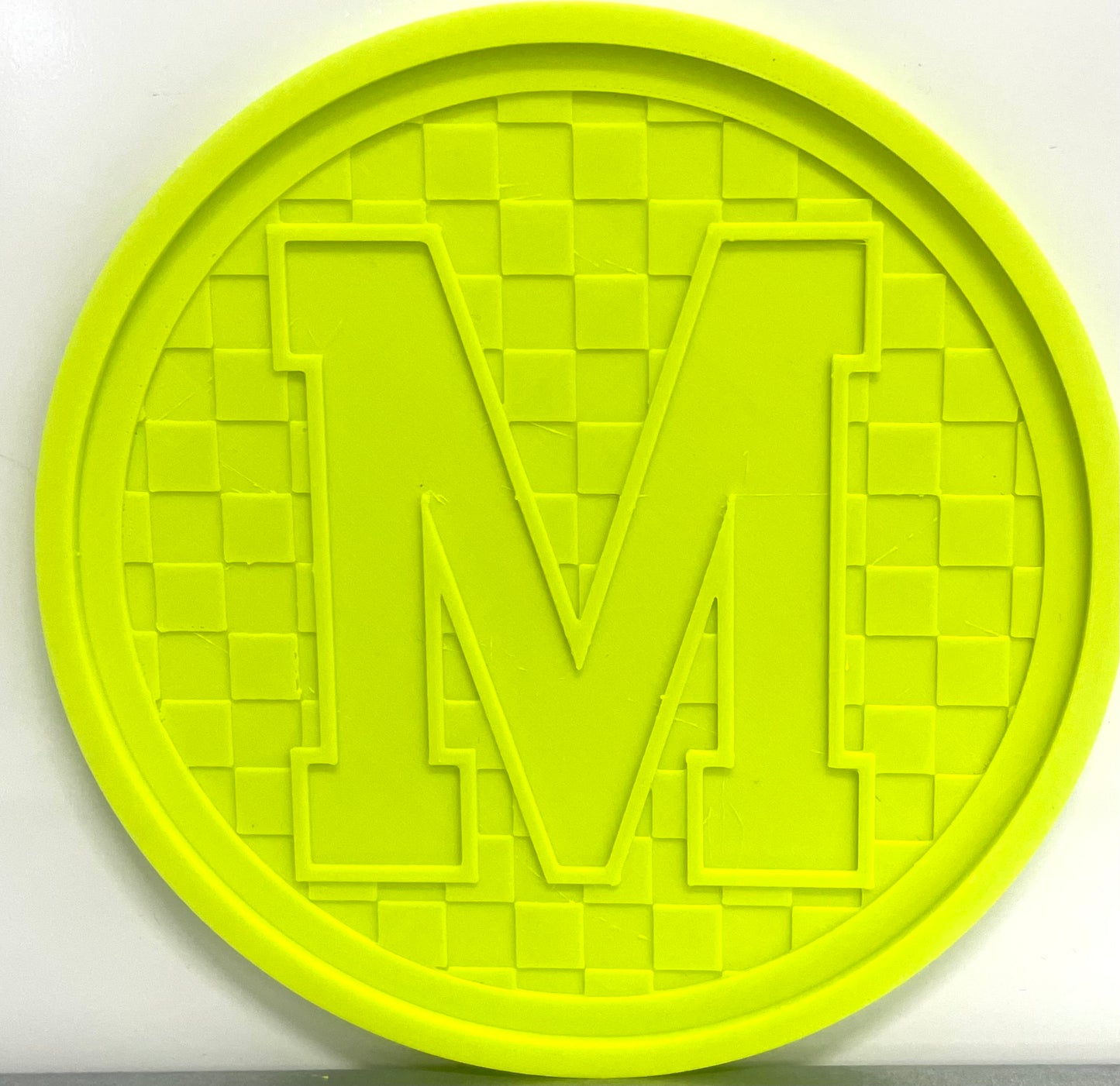 Checkered Alphabet Letters - Base & Insert Mold
