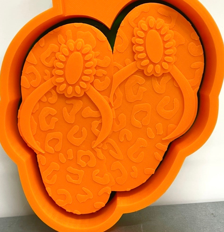 Leopard Conch Flip Flops Mold