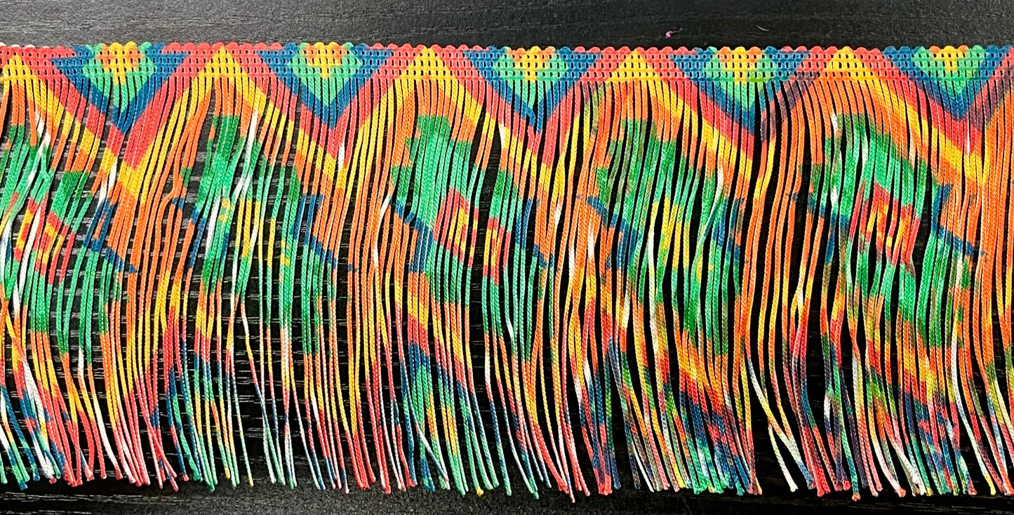 4” Fringe with Printed Designs