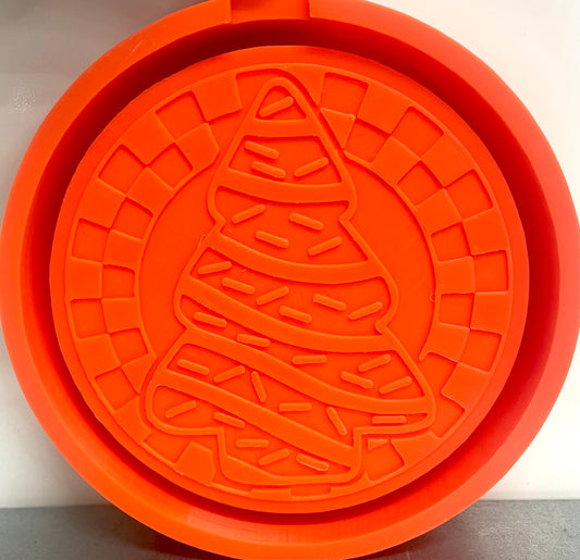 Checkered Circle Tree Cake Mold