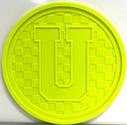 Checkered Alphabet Letters - Base & Insert Mold