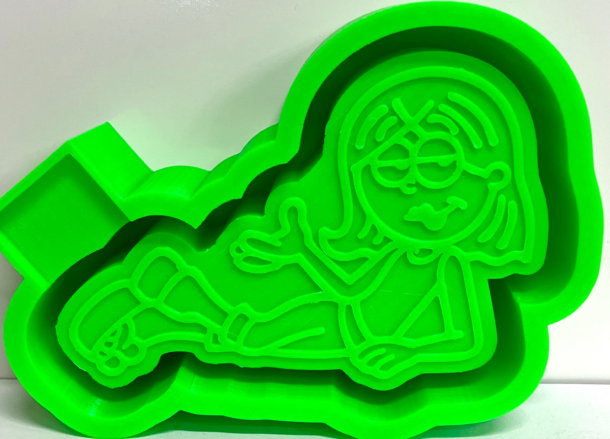 Lizzie Cartoon Laying Down Mold