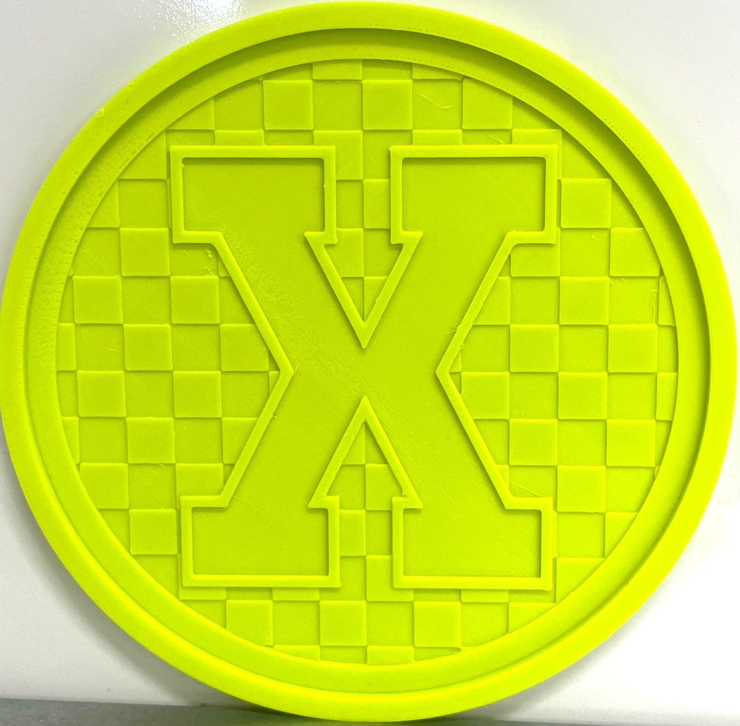 Checkered Alphabet Letters - Base & Insert Mold