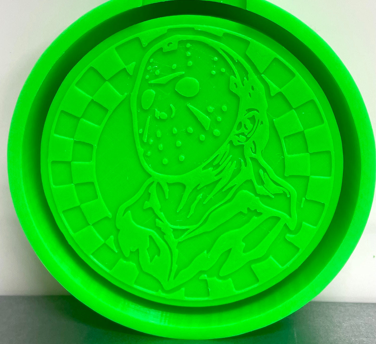 Checkered Circle Jason Halloween Mold