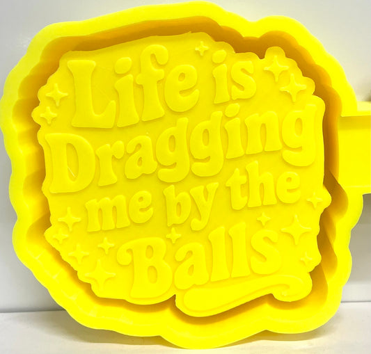 Life Is Dragging Me By The Balls Mold