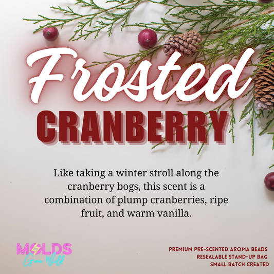 Frosted Cranberry Prescented Aroma Beads
