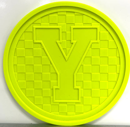 Checkered Alphabet Letters - Base & Insert Mold