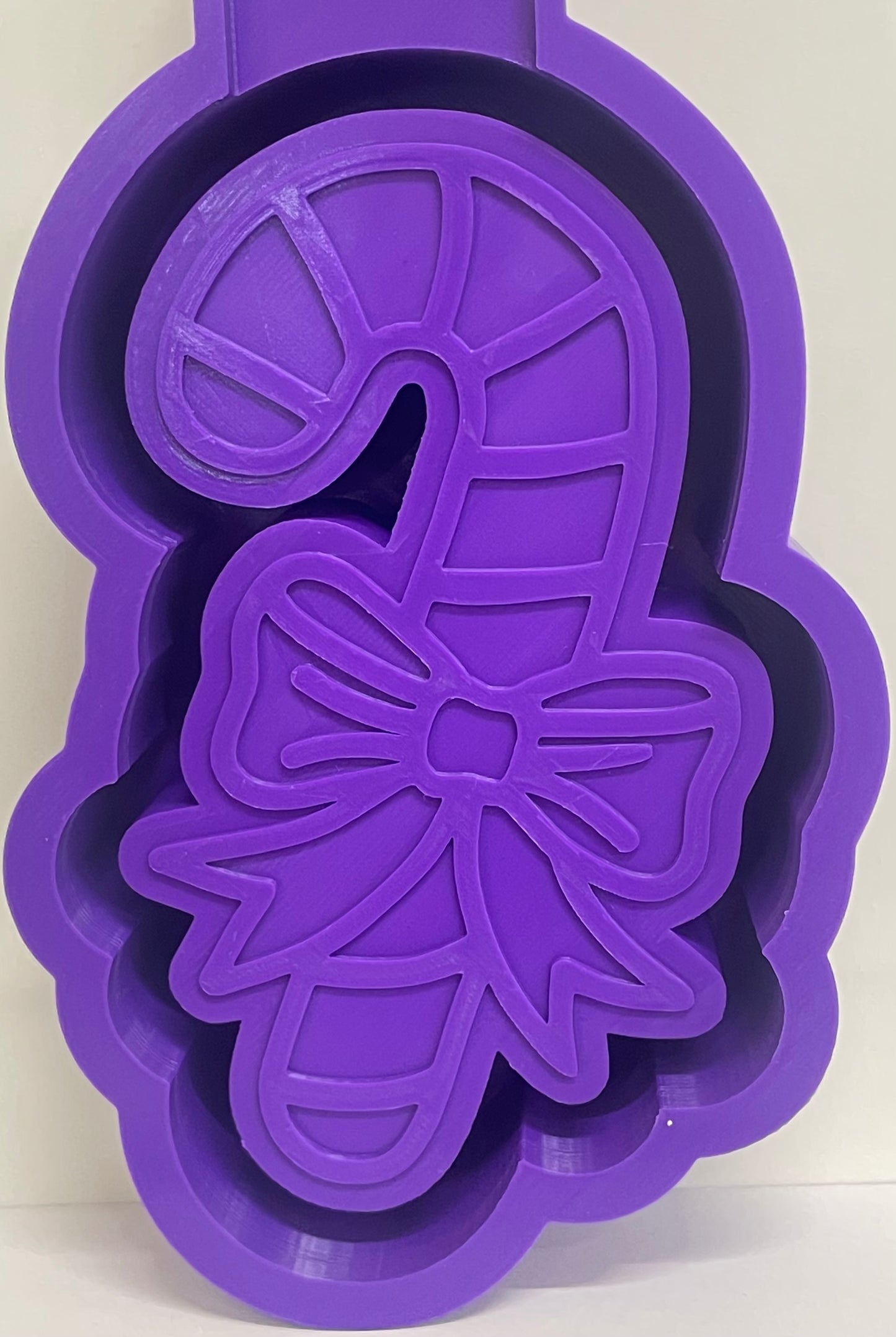 Candy Cane with Bow Mold
