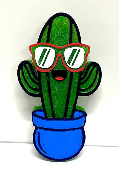 Cactus or Snowman Mold with Hat and Scarf Add On Option