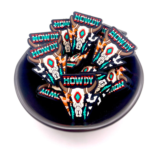 Howdy Aztec Steer Focal Bead