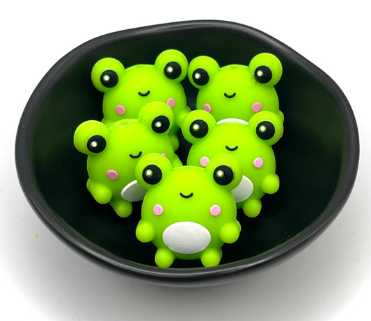 Cute Frog Focal Bead