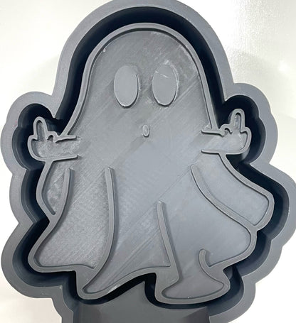 Flip Off Ghost Mold