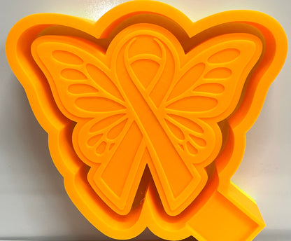 Butterfly Awareness Ribbon Mold