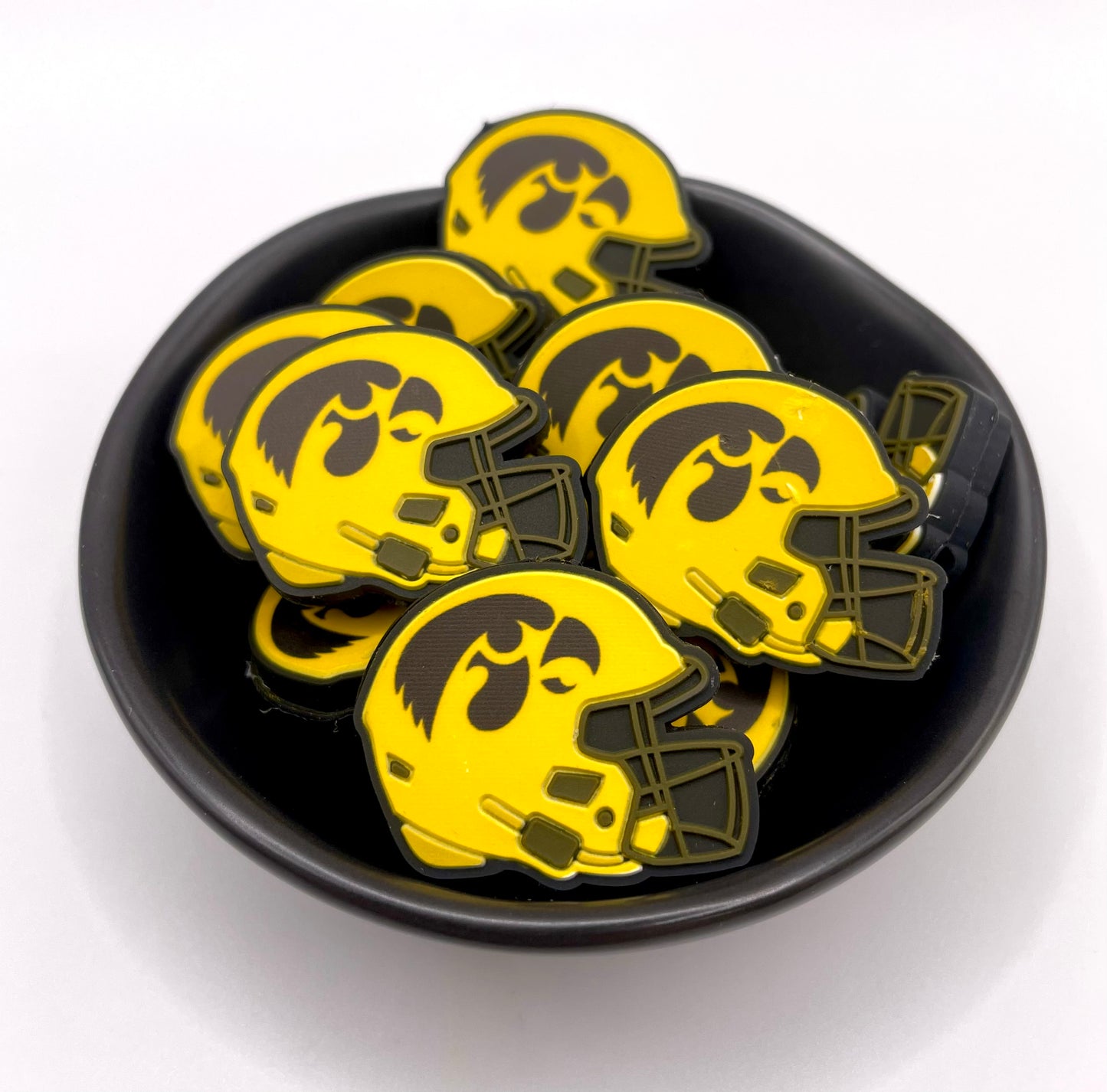 Football Sport Helmet Focal Bead