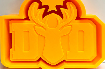 Dad Deer Hunting Mold