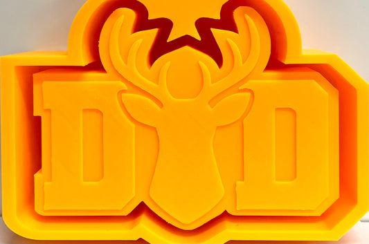 Dad Deer Hunting Mold