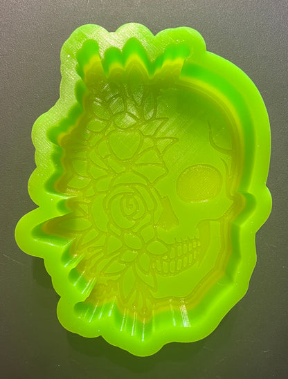 Flowery Skull/Skeleton Mold