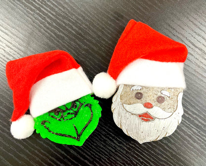 Christmas Hat Smiley Faces Vent Clip Molds