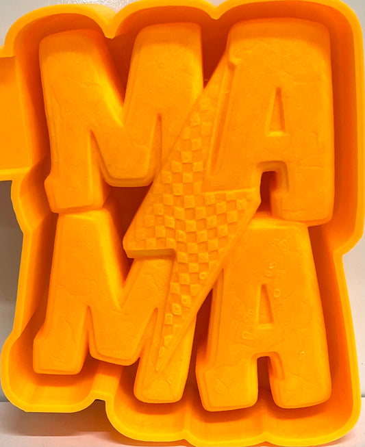 Mama With Lightening Bolt 3D Mold