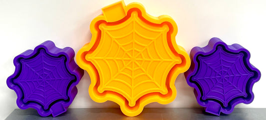 Halloween Spider Web & Vent Clip Mold Set