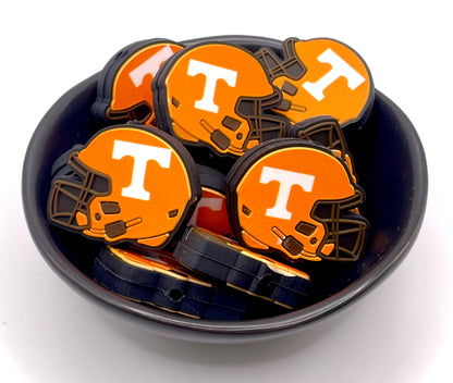 Football Sport Helmet Focal Bead