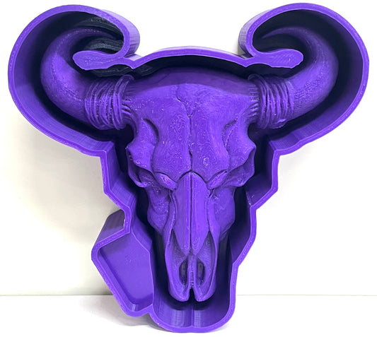 Buffalo Skull 3D Mold