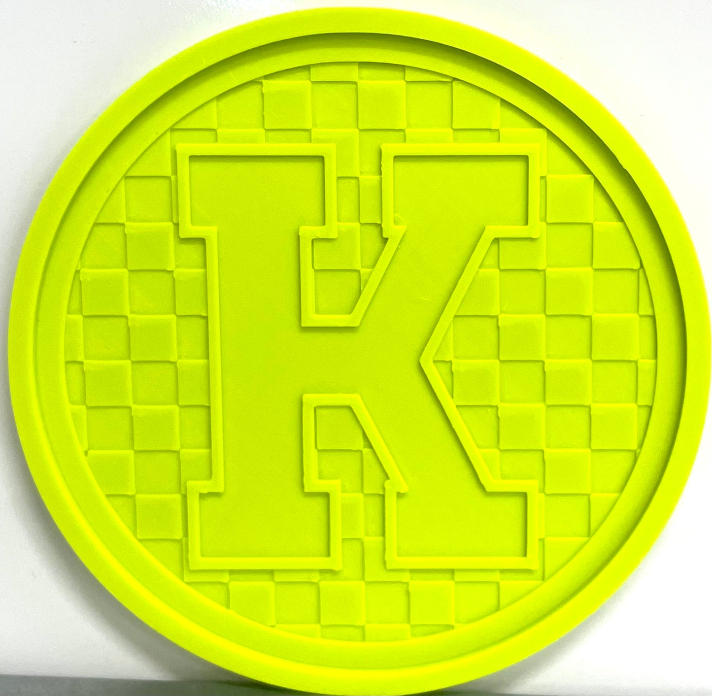 Checkered Alphabet Letters - Base & Insert Mold