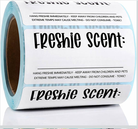 Freshie Scent Labels 300ct Roll