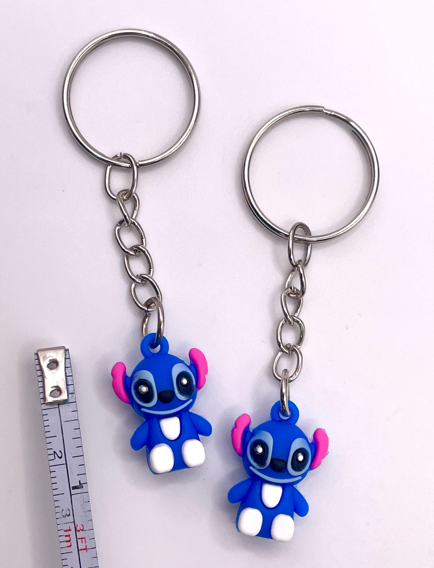 Cartoon Blue Guy Keychain