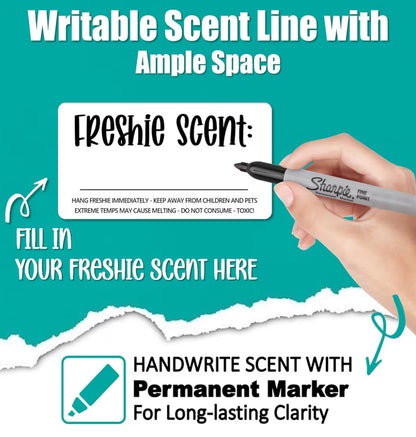 Freshie Scent Labels 300ct Roll