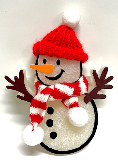 Cactus or Snowman Mold with Hat and Scarf Add On Option