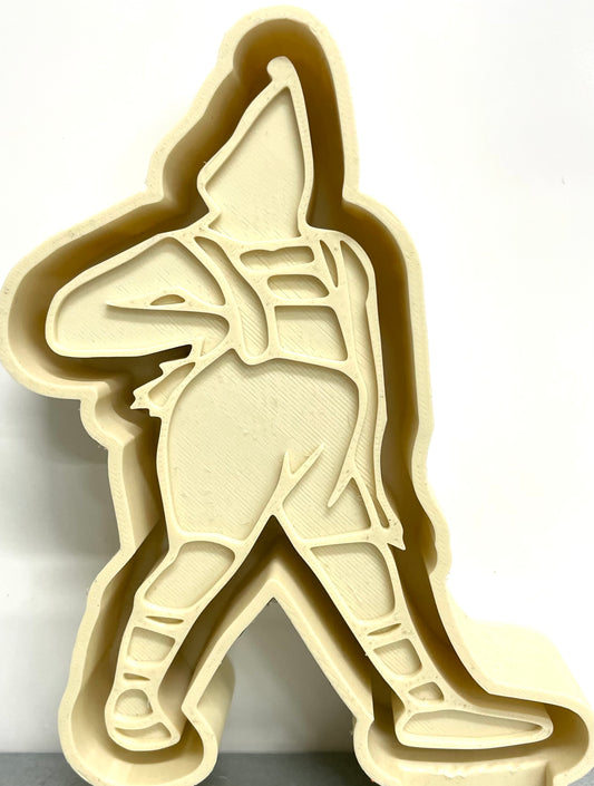 Green Christmas Guy With An Attitude Mold