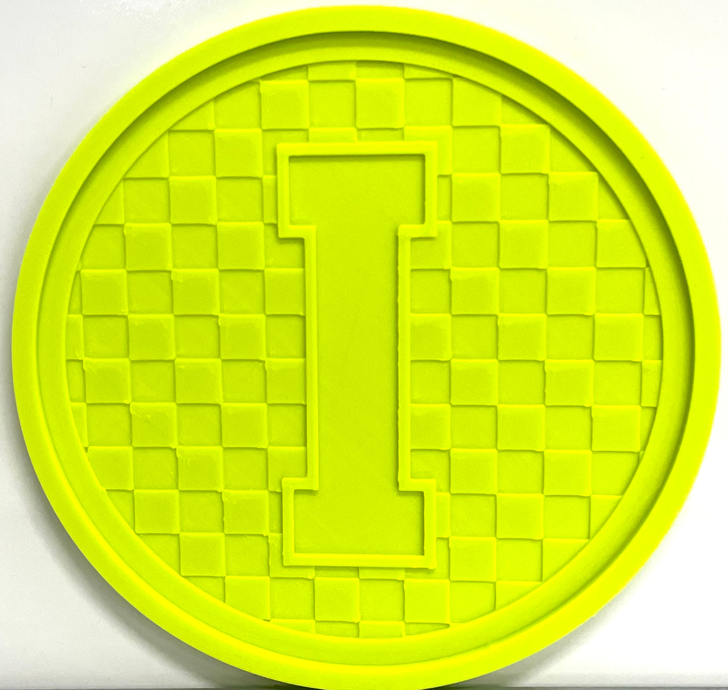 Checkered Alphabet Letters - Base & Insert Mold