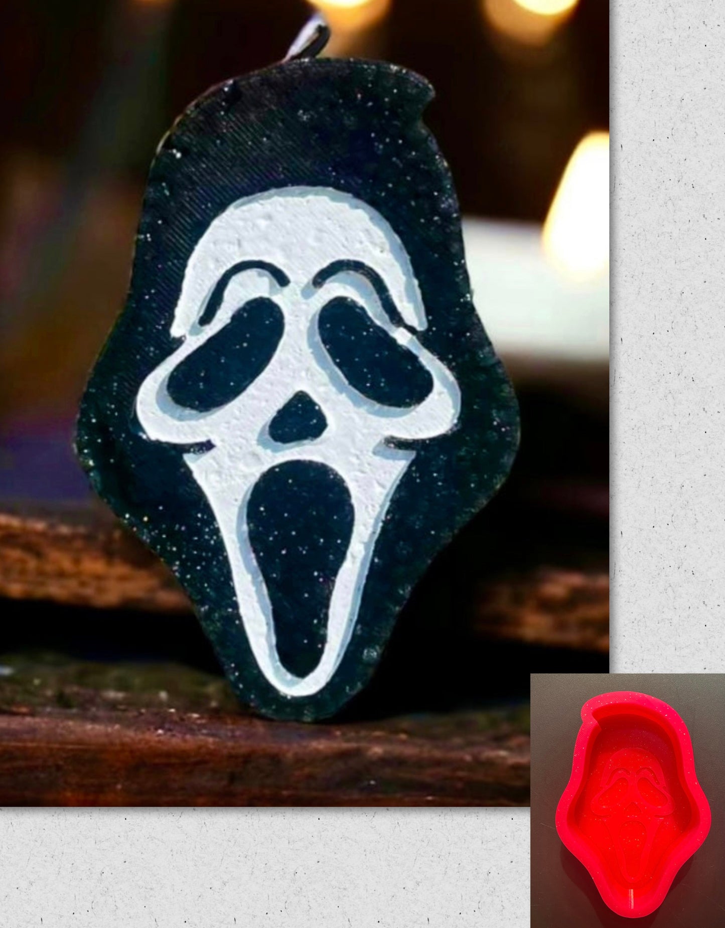 Scary Mask Mold & Vent Clip Mold Set