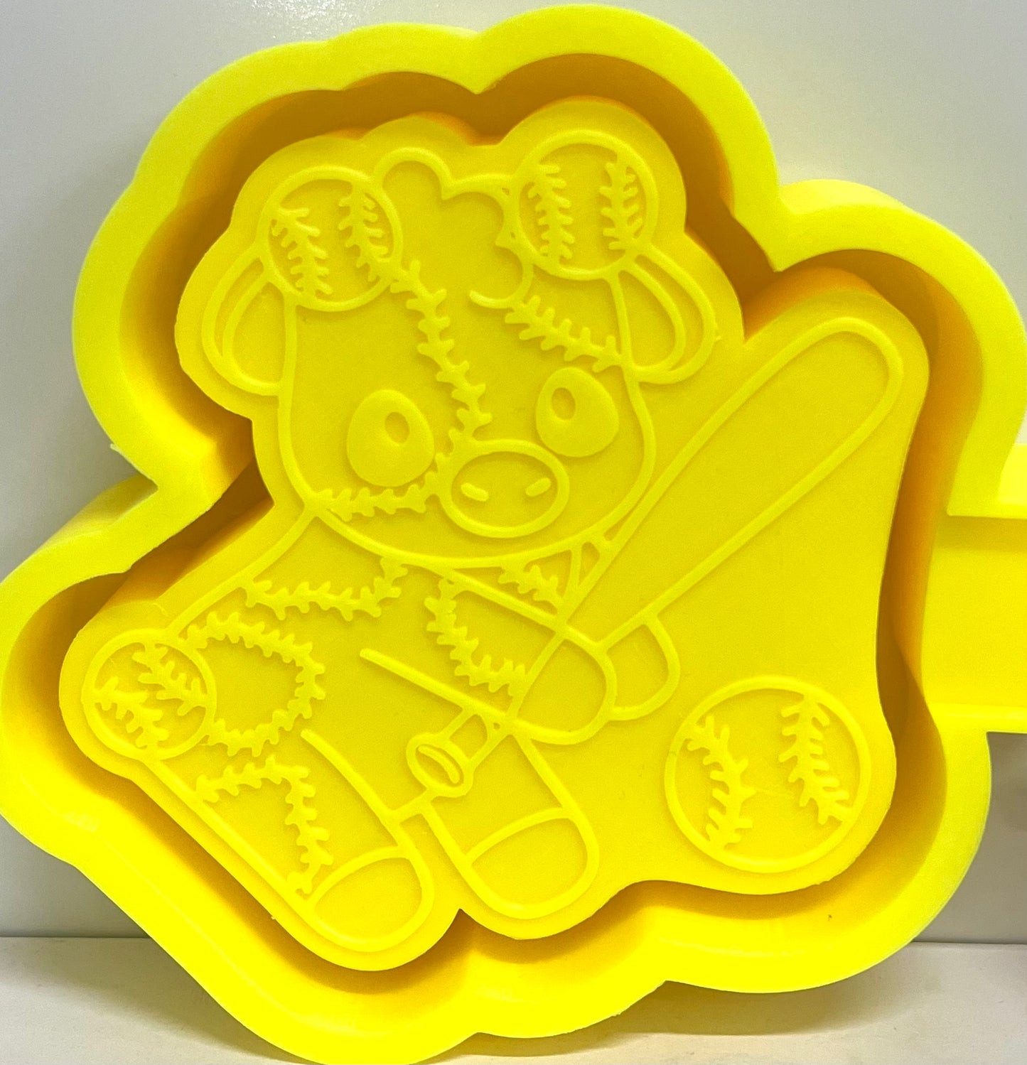 Cute Baseball Cow Mold