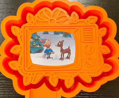 Christmas TV w/ Cardstock Option