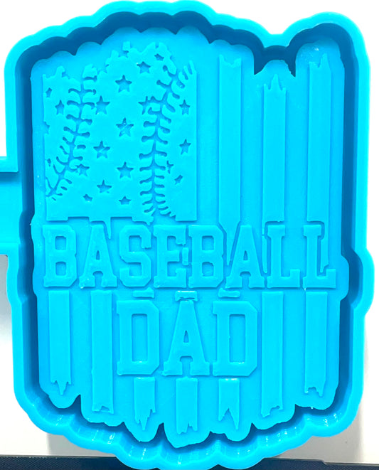 Baseball Dad Flag Mold