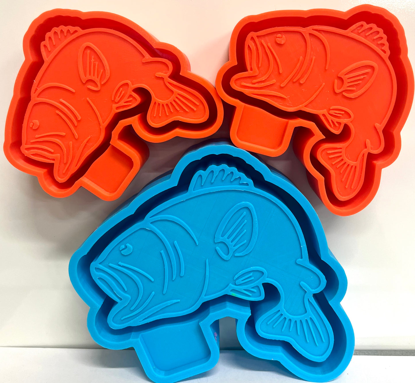 Bass Fish & Vent Clip Mold Set