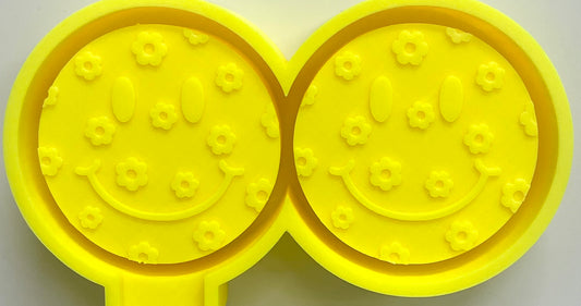Flowery Smiley Face Vent Clip Mold