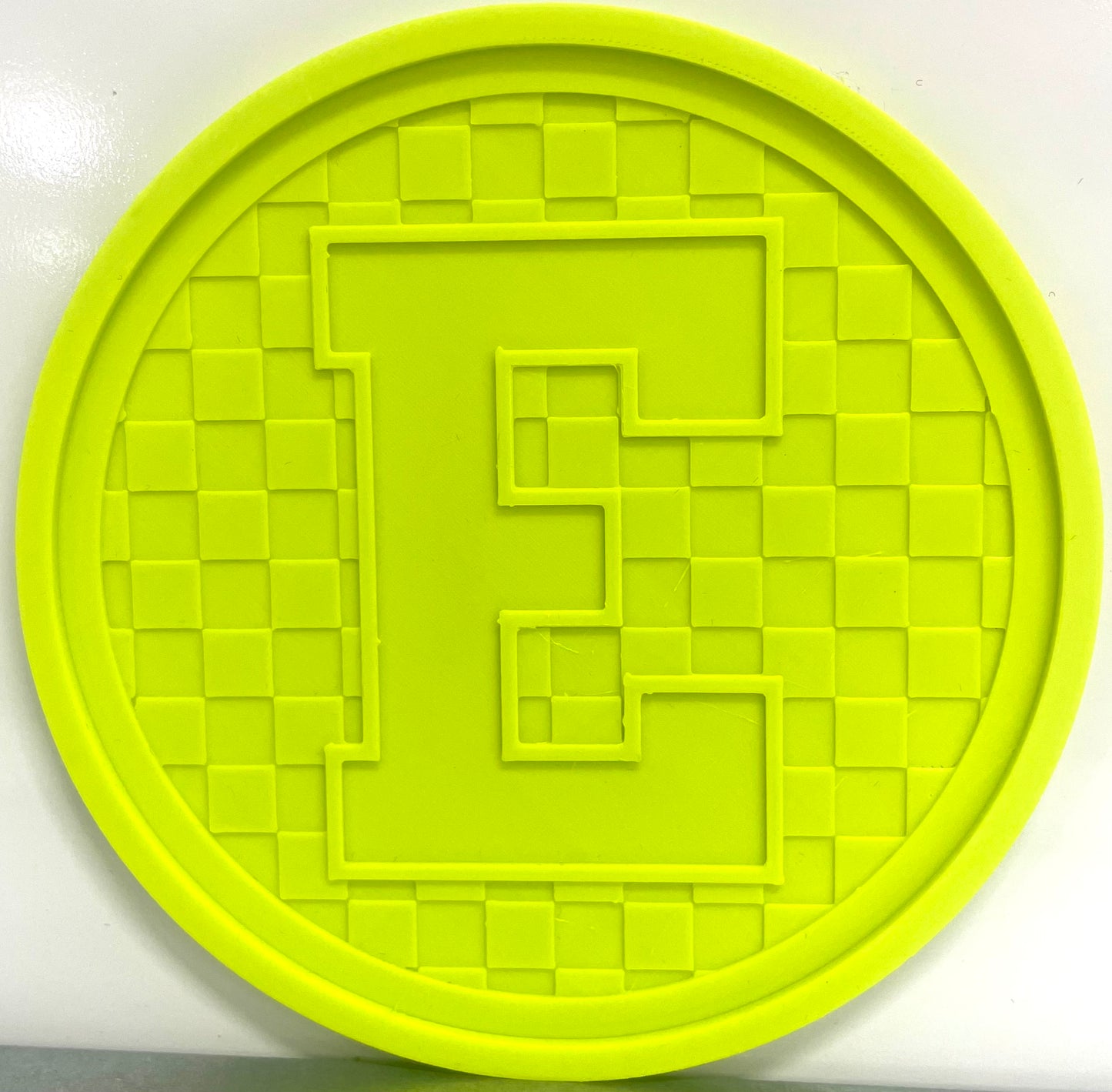 Checkered Alphabet Letters - Base & Insert Mold